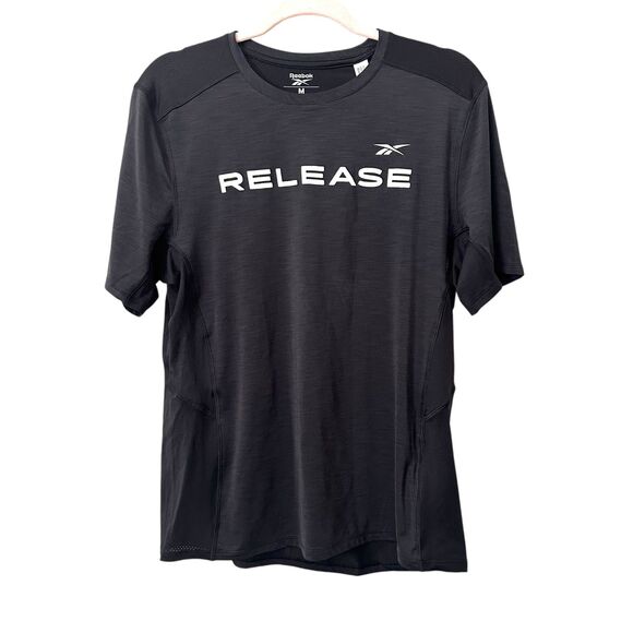 REEBOK Release Training Shirt Black NWT‎ Medium - Picture 1 of 5